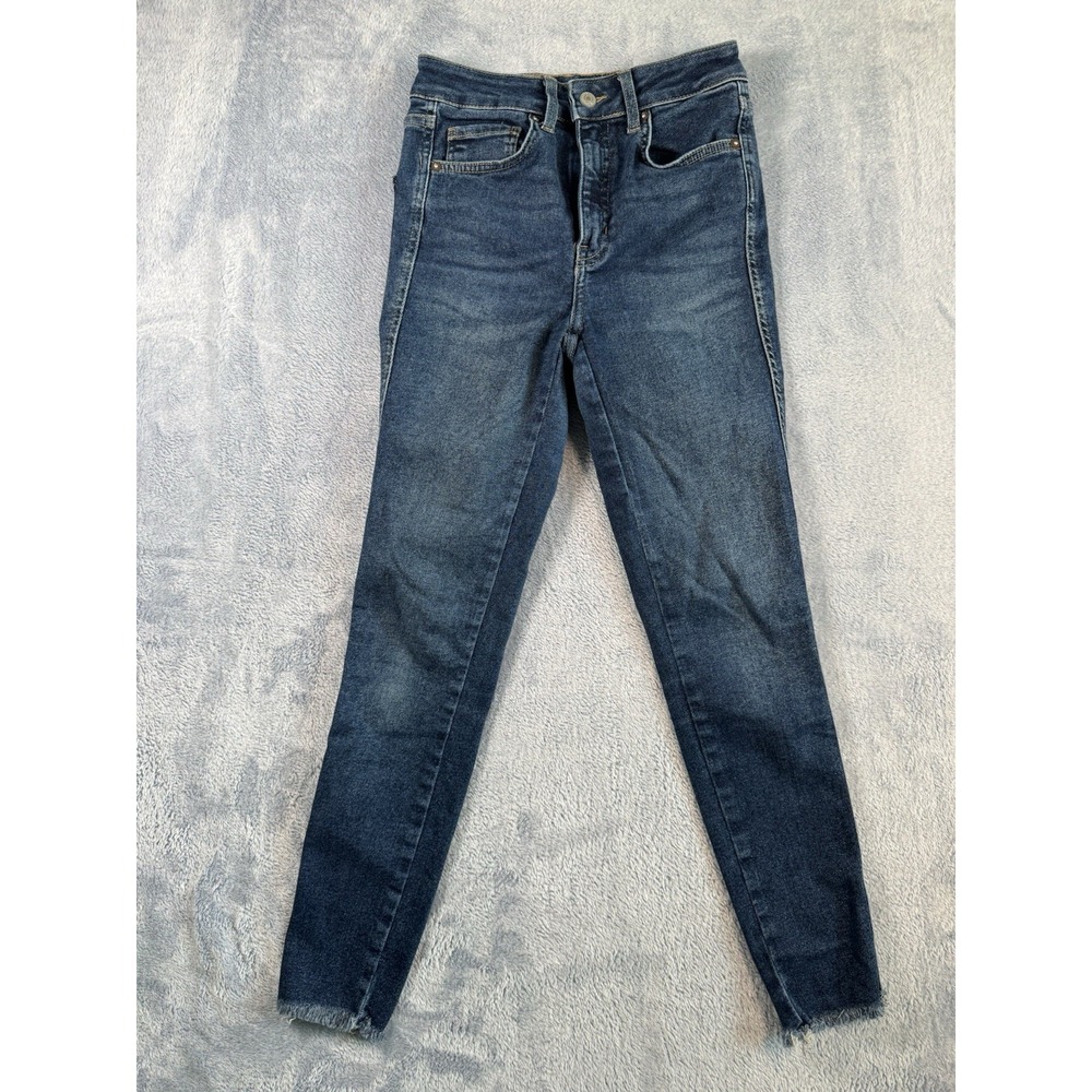 We The Free Free People Jeans Womens 25x26 Blue High Rise Skinny OB893288